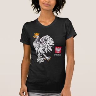 Polska Flagga, Eagle och Polen mode Polska /sport T Shirt