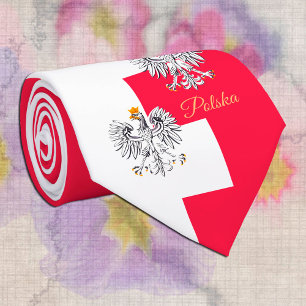 Polska Flagga, Eagle & Poland business/sport Nacke Slips
