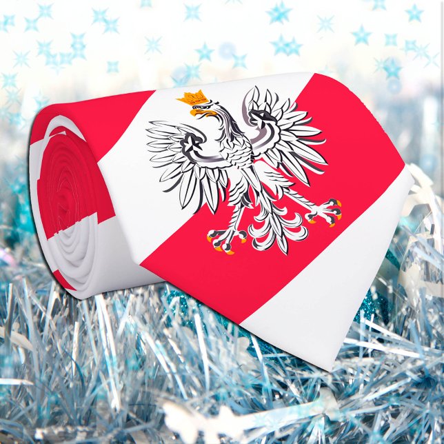 Polska Flagga, Eagle Poland, business/sport Slips (Skapare uppladdad)