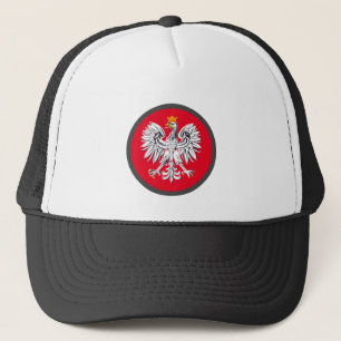 Polska flagga & Eagle, Polen helgdag/sportfantaste Keps