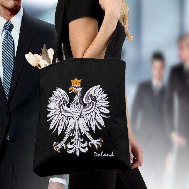 Polska flagga & Eagle, Polen mode /sportfantaster Tygkasse (Skapare uppladdad)