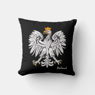 Polska flagga & Eagle, Polska mode-resor/sport Kudde
