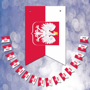 Polska Flagga för buntbaner, Polen