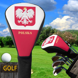Polska Flagga & Golf Poland-idrottstäckningar/klub