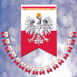 Polska Flagga & Party Polen Eagle Banners /Bröllop