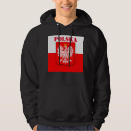 Polska Flagga Patriotic Football Soccer polska Hoodie