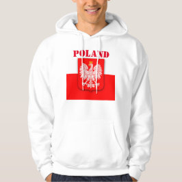 Polska Flagga Patriotic Football Soccer polska Hoodie