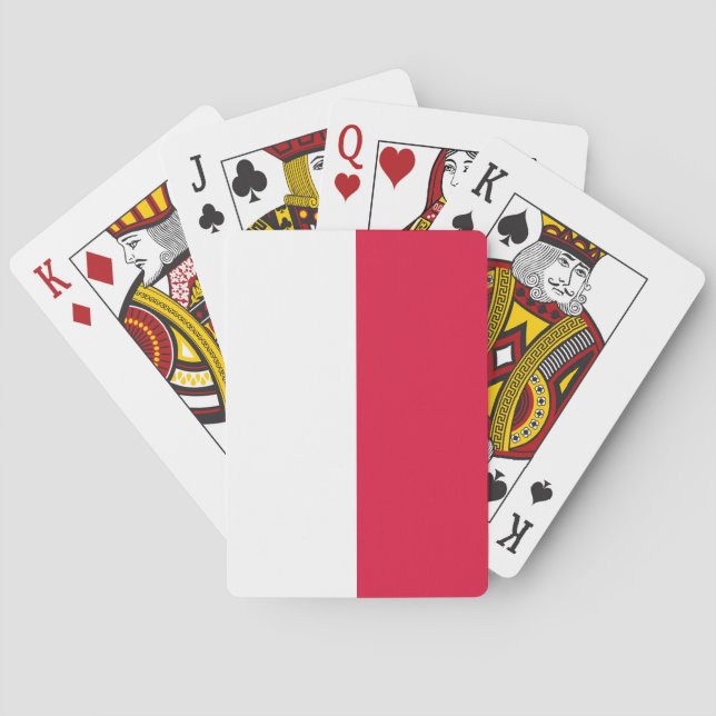 Polska Flagga (Polen) Casinokort (Baksidan)