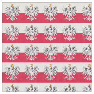 Polska Flagga & Polen Eagle, Trendig Fabric/mode Tyg