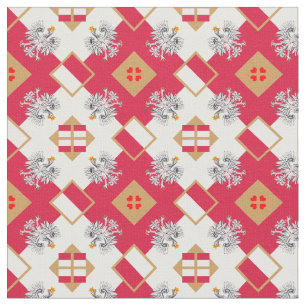 Polska Flagga & Polen Eagle, Trendig Fabric mode Tyg