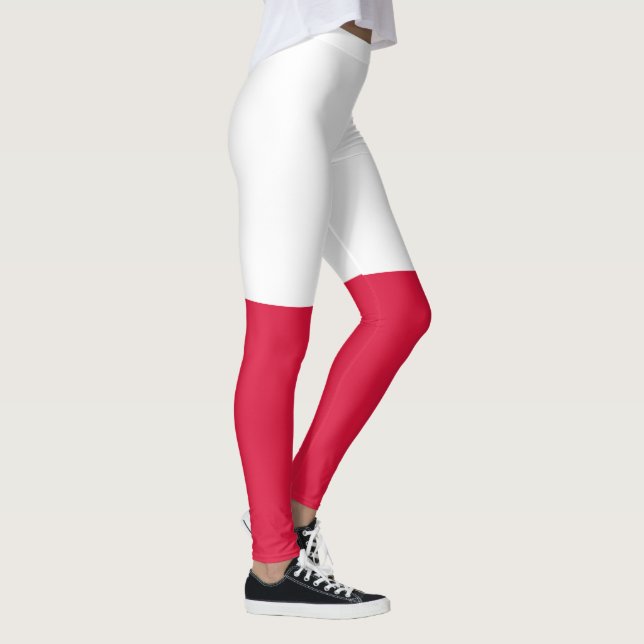Polska flagga (Polen) Leggings (Höger)
