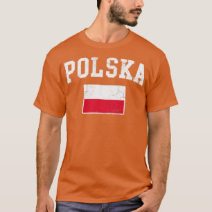 Polska Flagga Polen Polska familjekulturarv T Shirt