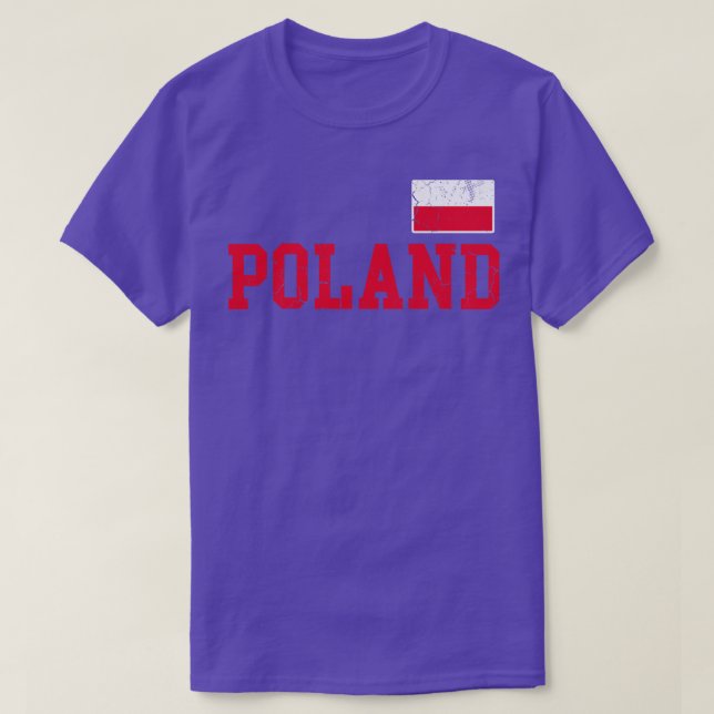 Polska Flagga Polska Polska Familjen T Shirt (Design framsida)