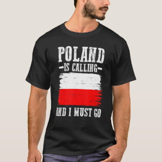 Polska Flagga T Shirt