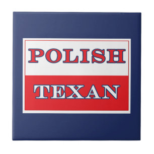 Polska Flagga Texan Polen Kakelplatta