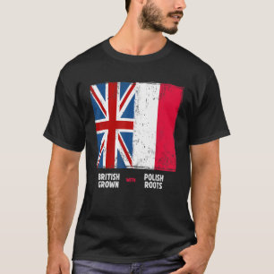 Polska Flagga & Union Jack Flagga & Polska Ideas f T Shirt