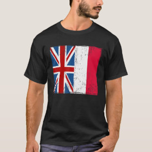 Polska Flagga & Union Jack Flagga & Polska Ideas f T Shirt