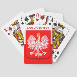 Polska Flagga Vm 2022 Fotbollssoccer Polska Casinokort