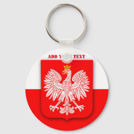 Polska Flagga Vm 2022 Fotbollssoccer Polska Nyckelring