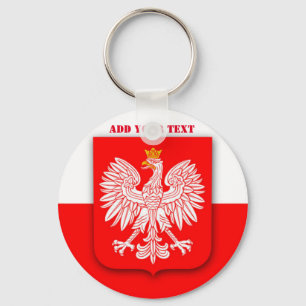 Polska Flagga Vm 2022 Fotbollssoccer Polska Nyckelring