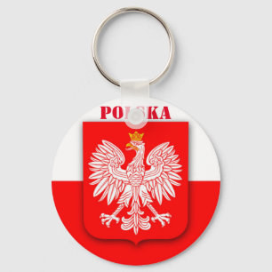 Polska Flagga Vm 2022 Fotbollssoccer Polska Nyckelring