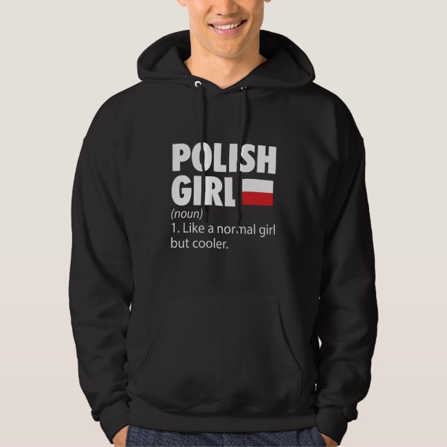 Polska flickor| Polska Vackvagnade resegåvor Hoodie (Framsida)