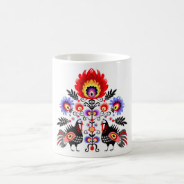 polska folk kaffemugg