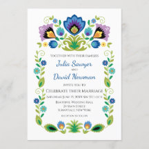 Polska folkblommor Blå Lavendel