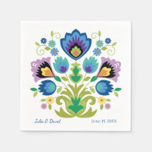 Polska folkblommor Blue Lavender