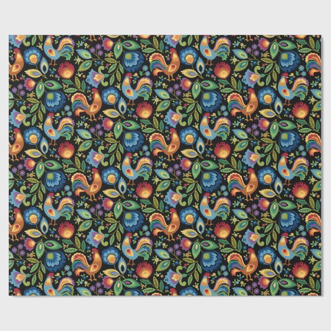 Polska folkpartiet Tuppar Presentpapper (Platt)