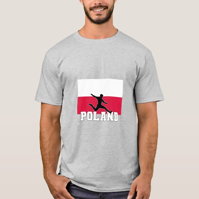 Polska fotbollsfotbollsförbundet t shirt (Framsida)