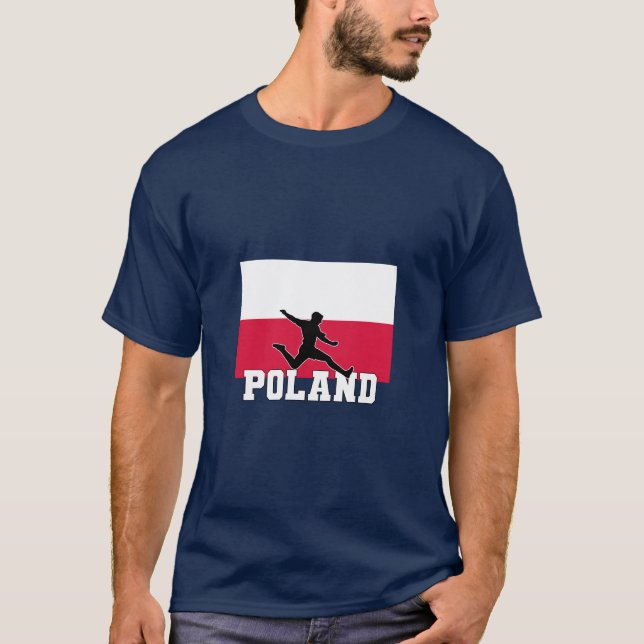 Polska fotbollsfotbollsförbundet t shirt (Framsida)