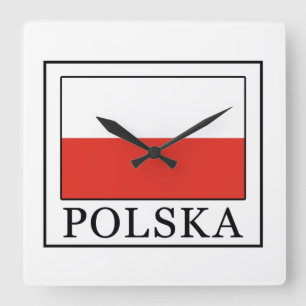 Polska Fyrkantig Klocka