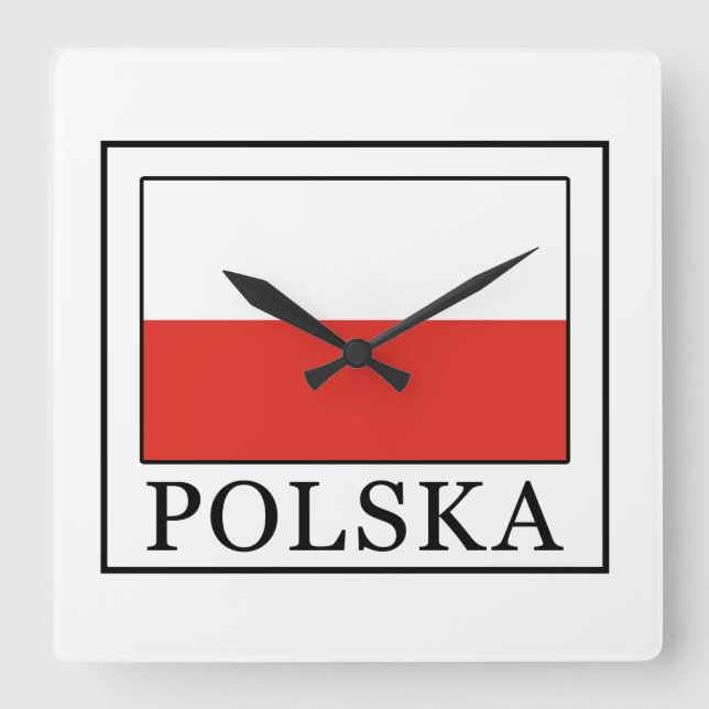 Polska Fyrkantig Klocka (Framsida)