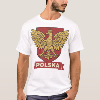 Polska Golden Eagle Heraldic T Shirt