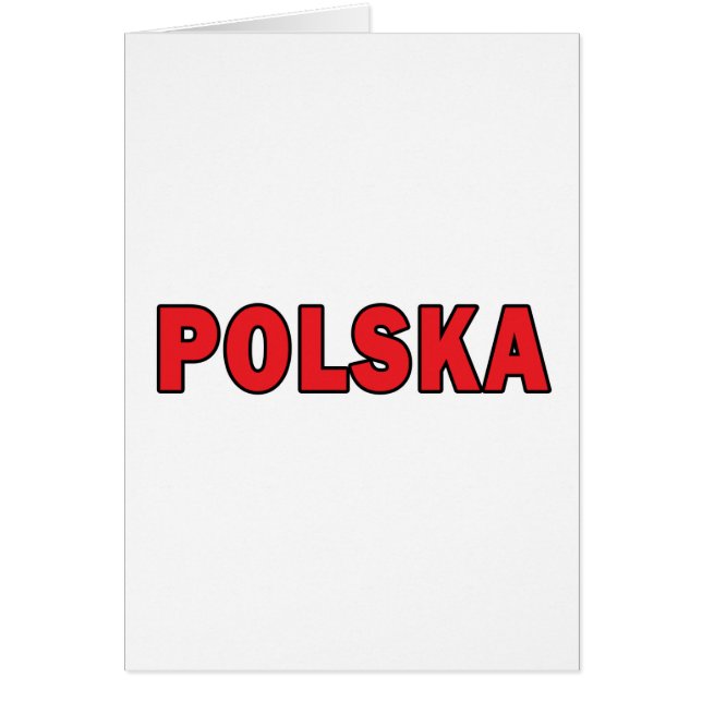 Polska Hälsningskort (Framsidan)