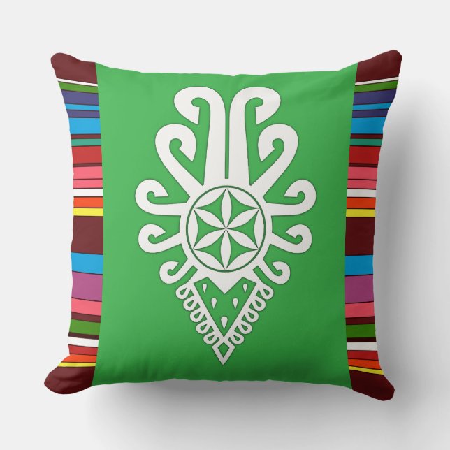 Polska höglandslandsbor mönster - Parzenica Kudde (Framsida)