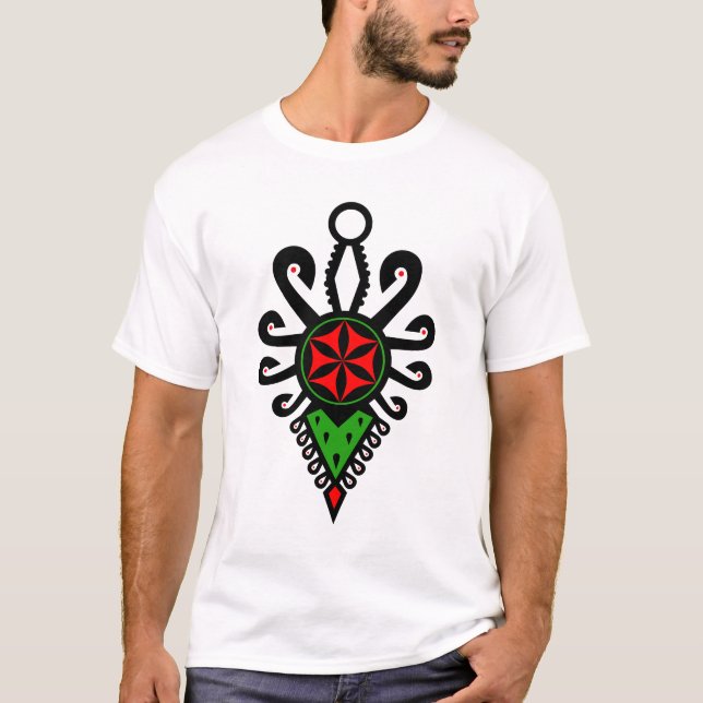 Polska höglandslandsbor mönster - Parzenica T Shirt (Framsida)