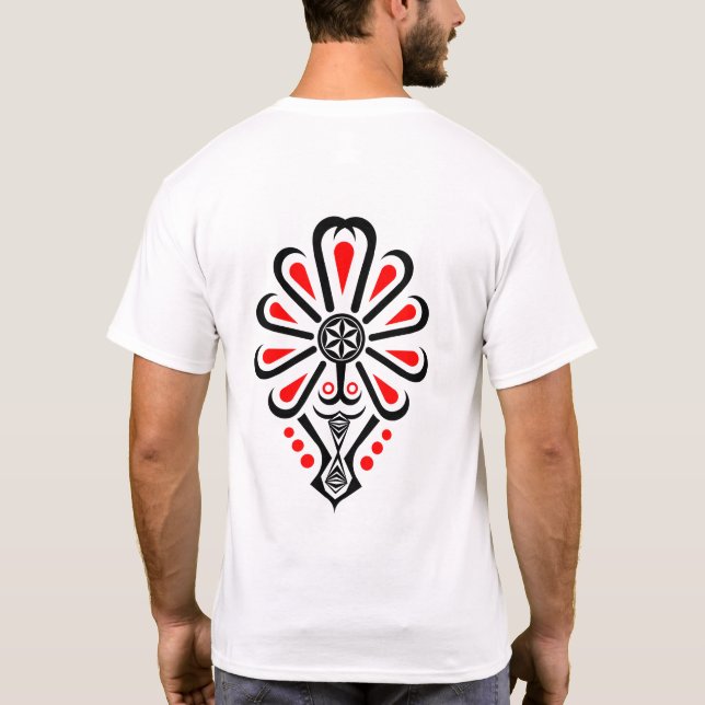 Polska höglandslandsbor mönster - Parzenica T Shirt (Baksida)