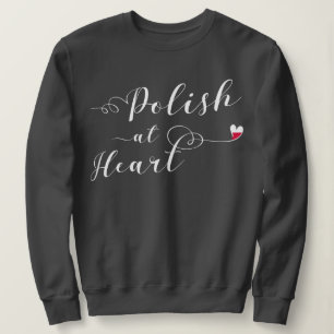 Polska i hjärtat, polska Flagga, Polen T Shirt