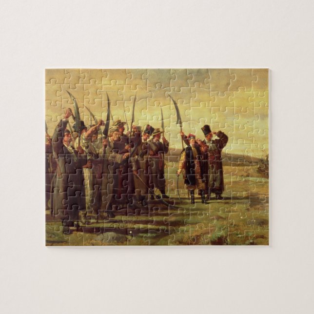 Polska Insurrectionists av revoltet 1863 (olja Pussel (Horisontell)