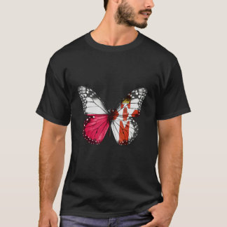 Polska irländsk flaggfjäril t shirt