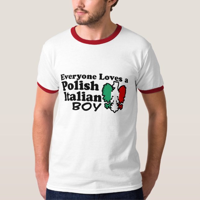 Polska italienska t shirt (Framsida)