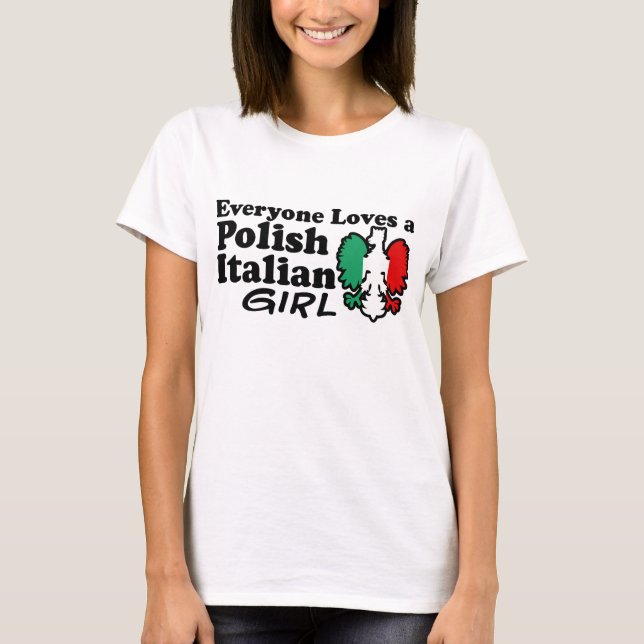 Polska italienska tee (Framsida)