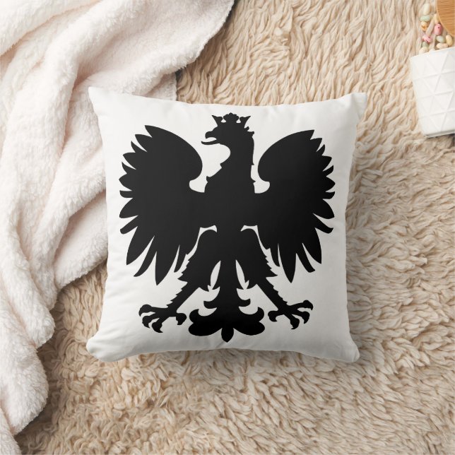 Polska Jacka av Arm Eagle Kudde (Filt)