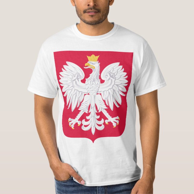 Polska Jackande av Arm Shirt Tee Shirt (Framsida)