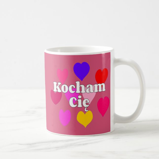 Polska - jag kärlek du kaffemugg (Höger)