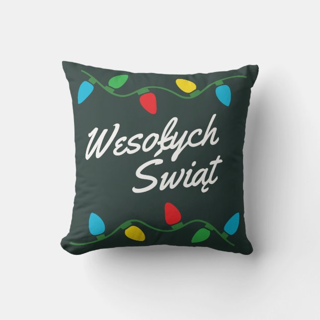 Polska juldekretet Pillow Kudde (Framsida)