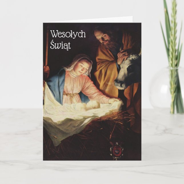 Polska julkort - Boże Narodzenie Kort (Framsida)