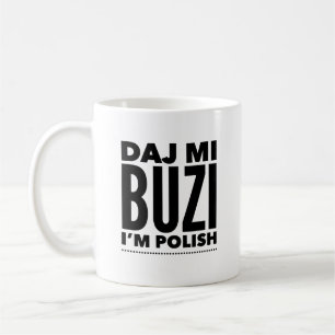 Polska kaffebolaget Mugg Daj Mi Buzi Kiss Me